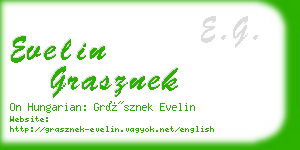 evelin grasznek business card